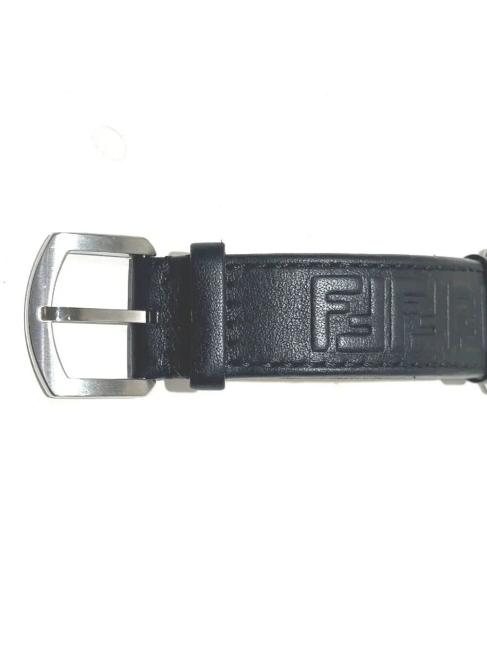 Fendi Runaway F is Fendi Watch SS Leather Quartz Gray Dial